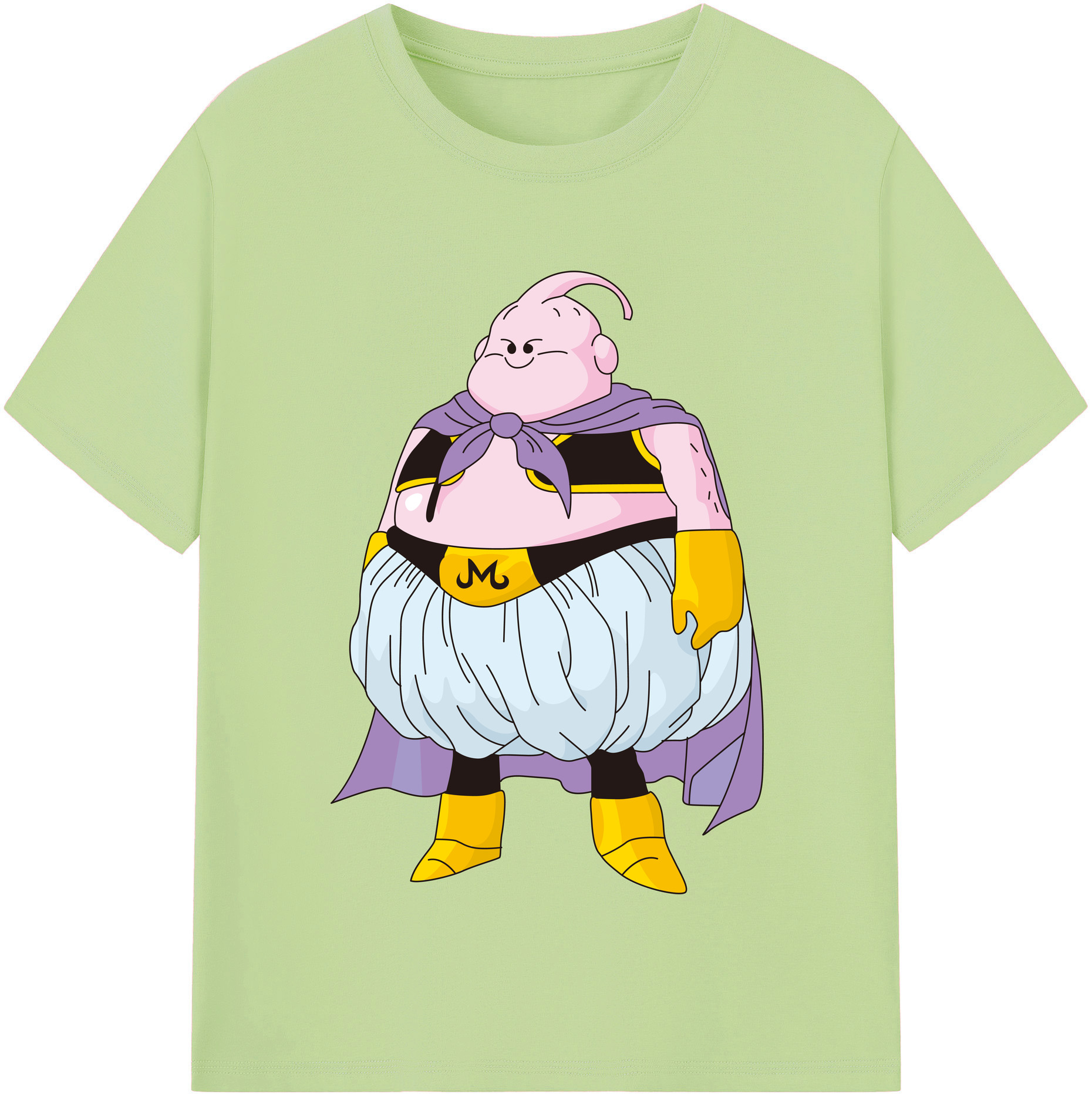 （画像用） ドラゴンボール 魔人ブウ DRAGON BALL Majin Buu 綿100％半袖Tシャツ（フロントプリント）